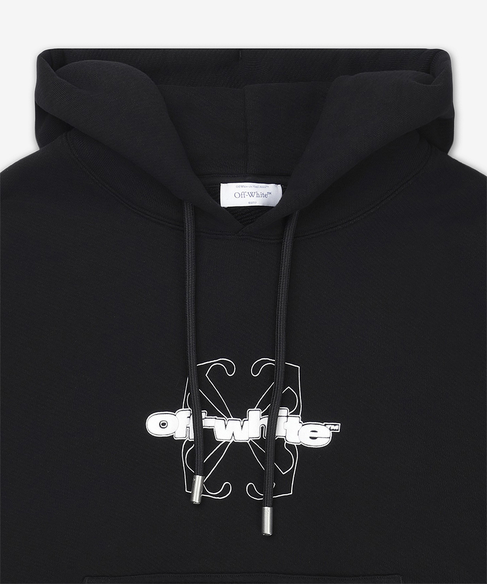 ★Off-White★ Flock Arrow Skate Hood Black OMBB085F24FLE00M1 MUSINSA | Off White Flock Arrow Skate Hood - Black