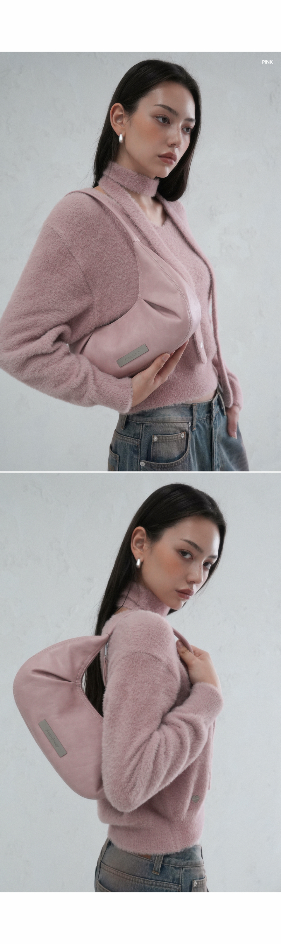 AVANDRESS★韓国★人気★Mini-hole Curve Shoulder Bag - 4COL MUSINSA | AVANDRESS Mini-hole Curve Shoulder Bag - 4COL