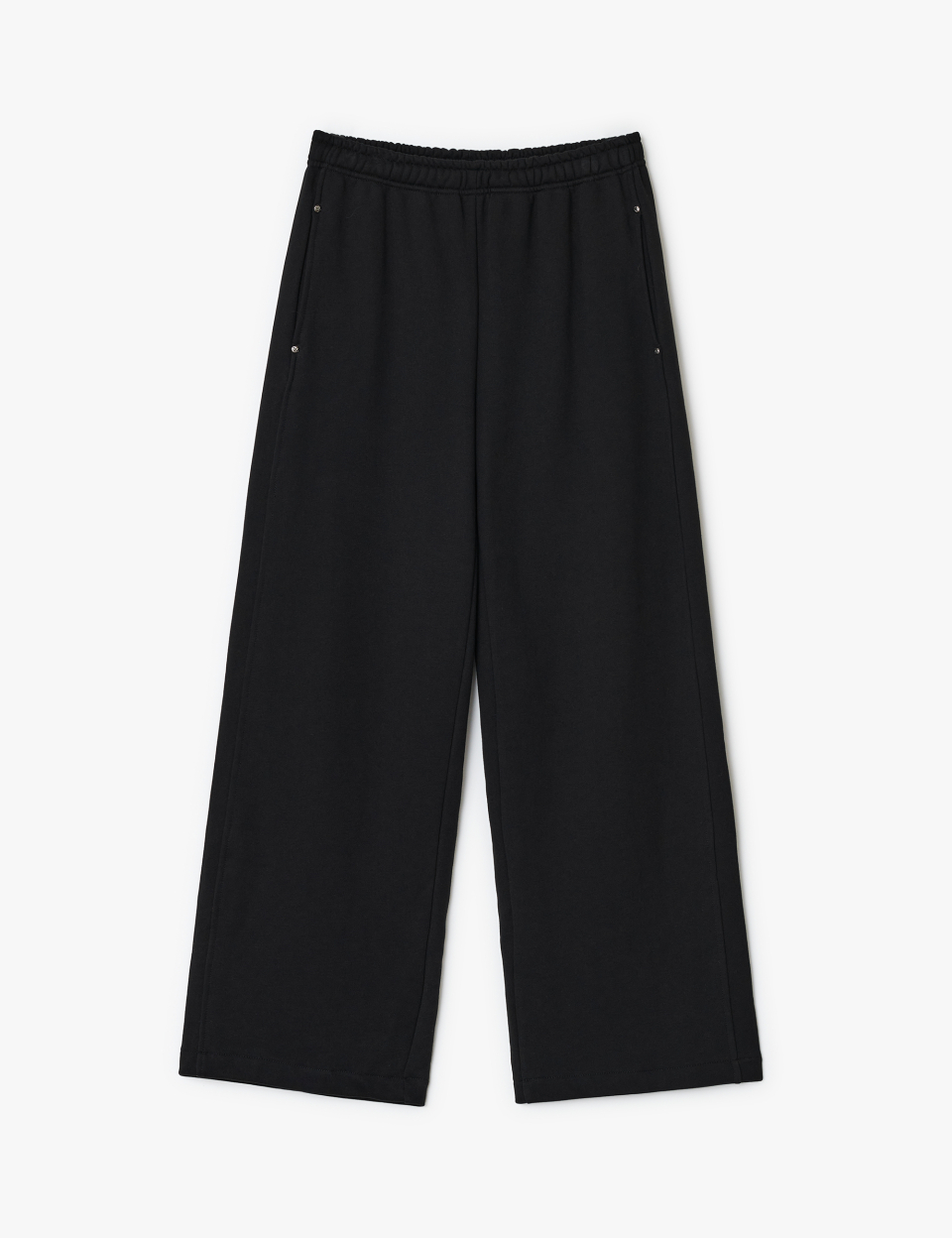 MUSINSA公式 | SUNBURN PROJECT Rivet Wide Sweatpants, BLACK