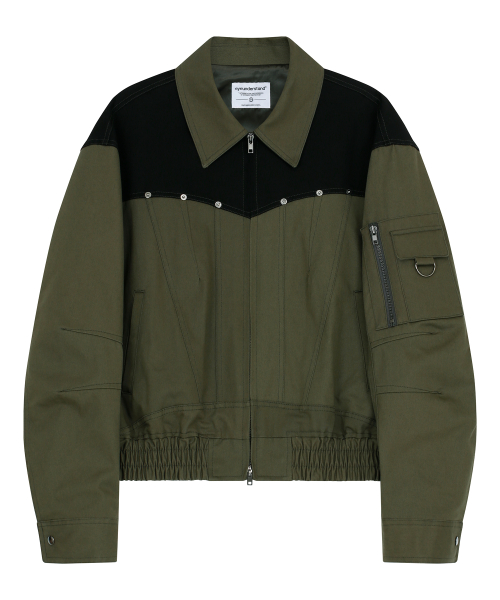 Куртка в стиле вестерн (Khaki/Black)