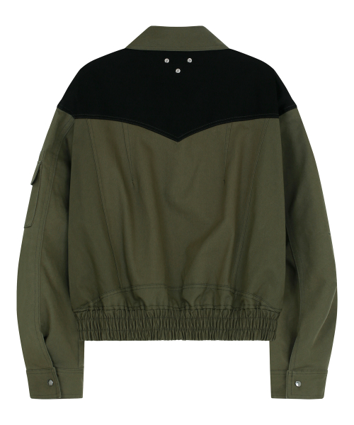 Куртка в стиле вестерн (Khaki/Black)