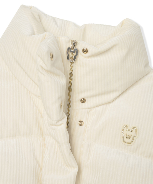 Женский пуховый жилет high neck silhouette radoc