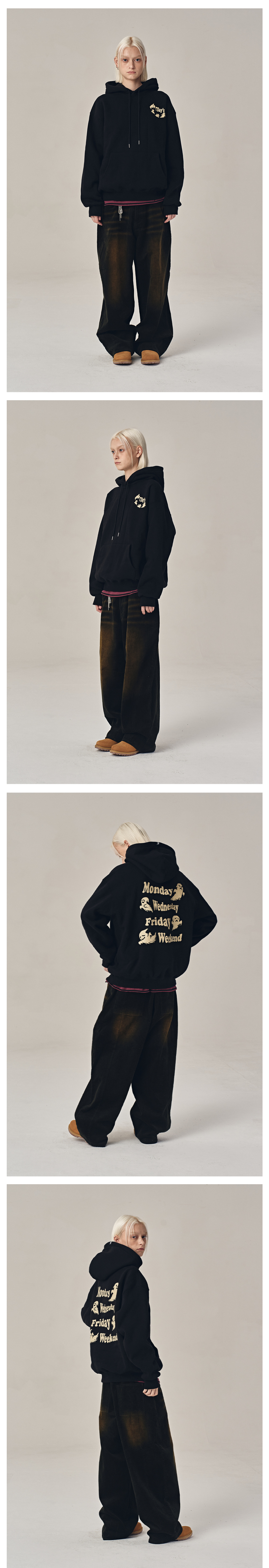 ★SUPERSUB★ Seven Days Hoodie Black NFWOIUEHG MUSINSA | SUPERSUB Seven Days Hoodie - Black