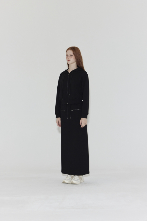 Зипка из плотного джерси — Black