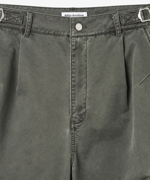 Брюки силуэта Garment Washed [Khaki Grey]