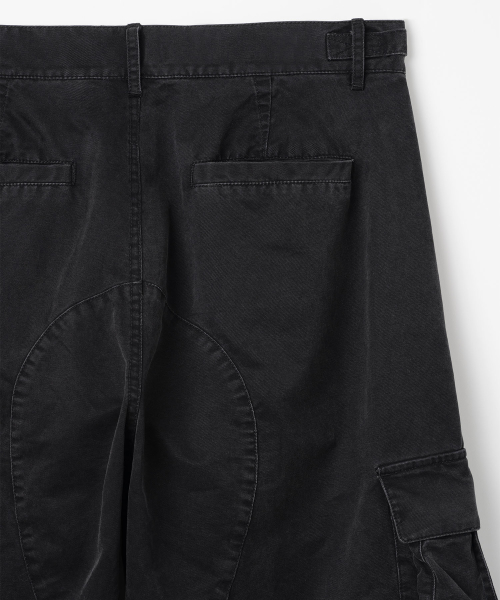 Брюки силуэта Garment Washed [Black]