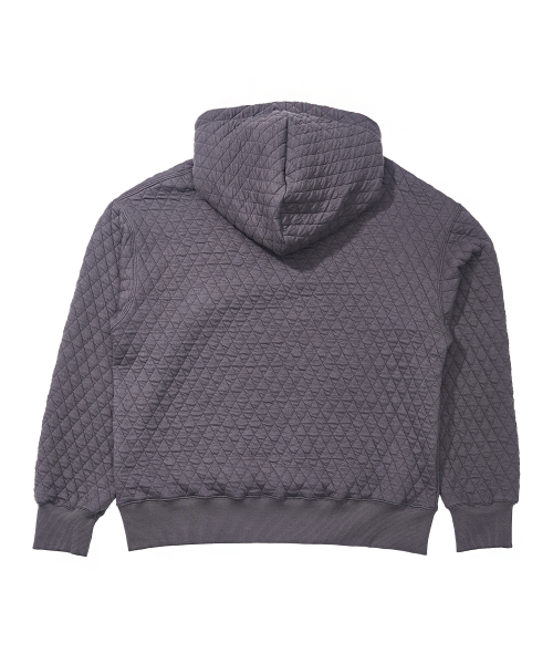 VINTAGE DIA-QUILTING HOODY (угольный)