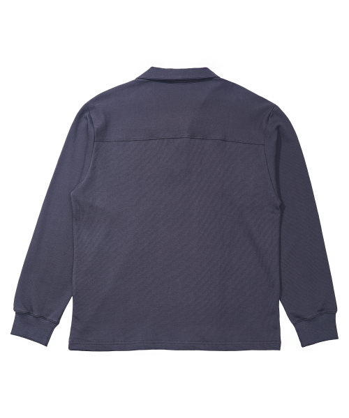 MU-WI PIN-трикотаж COLLAR-TEE (угольный)