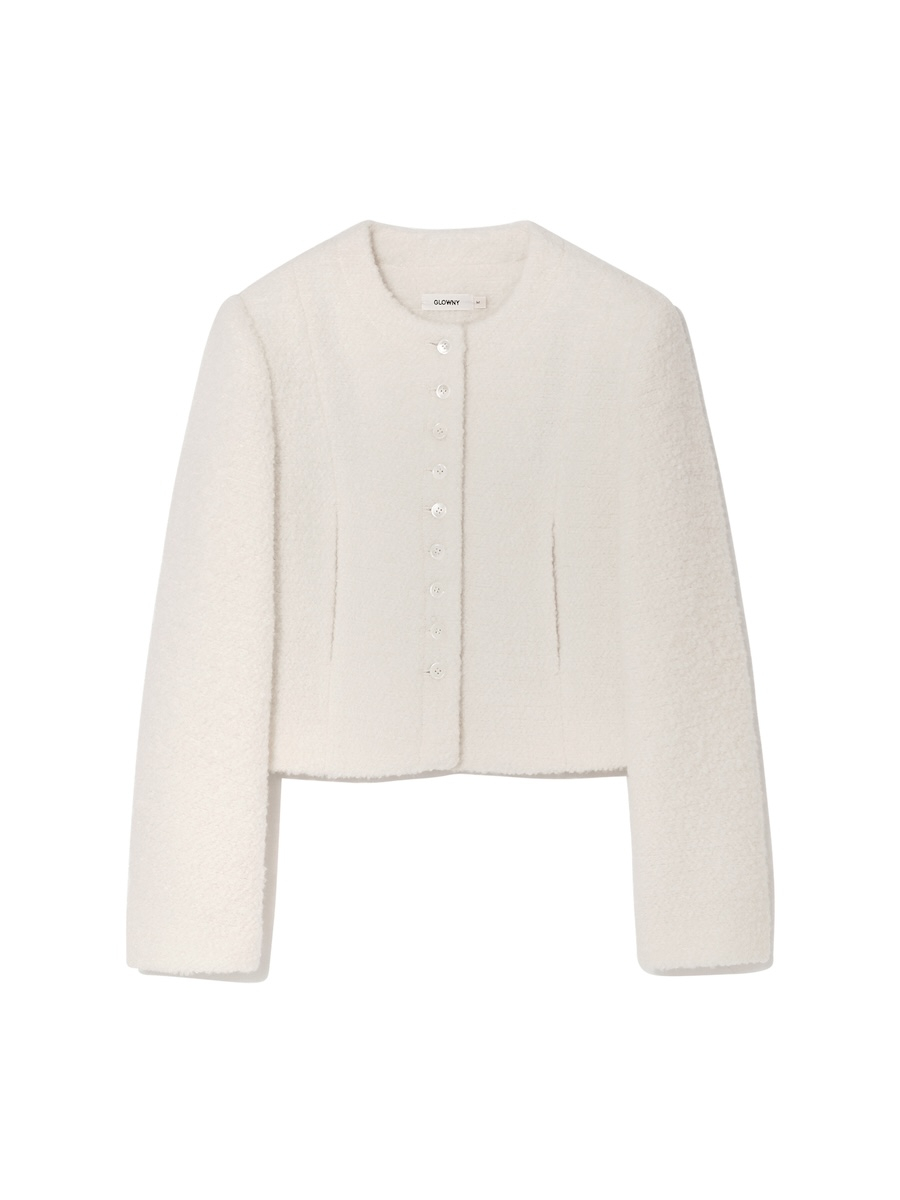 【GLOWNY】★韓国人気★ PEBBLE BOUCLE JACKET ★ 2 COLOR MUSINSA | GLOWNY PEBBLE BOUCLE JACKET (2 Colors)