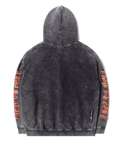 TL The Zombie SP Washed Hoodie (Charcoal)
