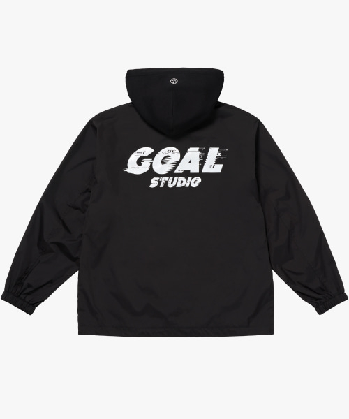 GRAFFITI COACH JACKET-BLACK
