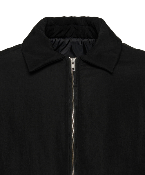 Matt Crop Puffer BLACK