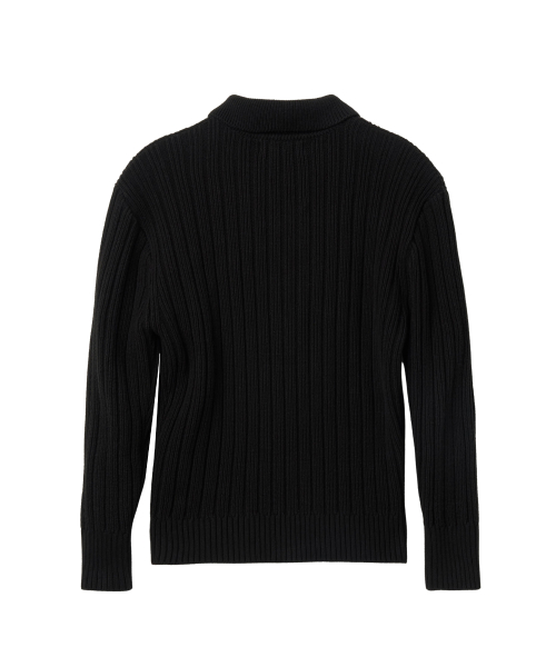 3Button Ribbed Cardigan
