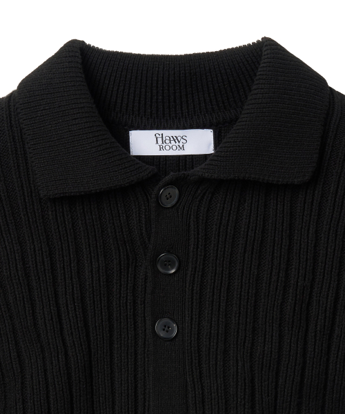 3Button Ribbed Cardigan