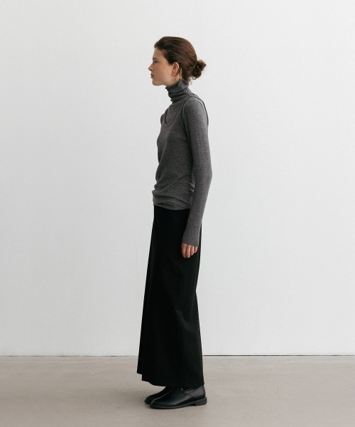 Водолазка Letters Roll Neck_CHARCOAL