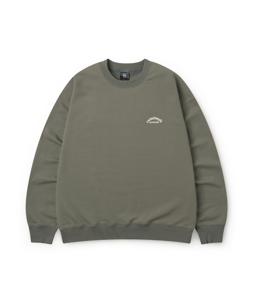 Camel Garment маленький лого свитшот (Khaki)