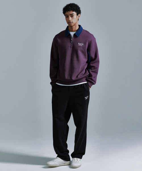 Флисовый анорак с надписью Dark Purple