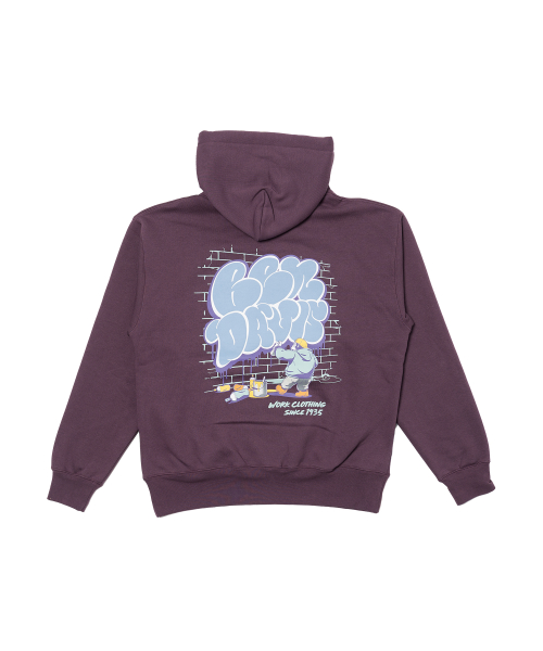 Худи White Label Wall Art в цвете Purple