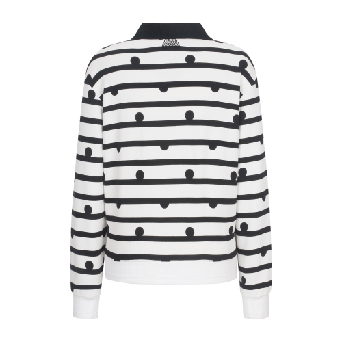 Dot Stripe Blouson T shirts_OFF-WHITE