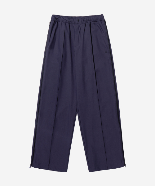 Nylon Span 4 Way Zip Pants - NAVY