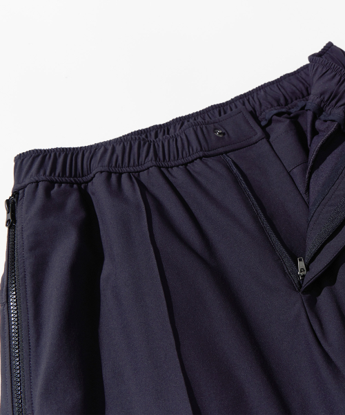 Nylon Span 4 Way Zip Pants - NAVY