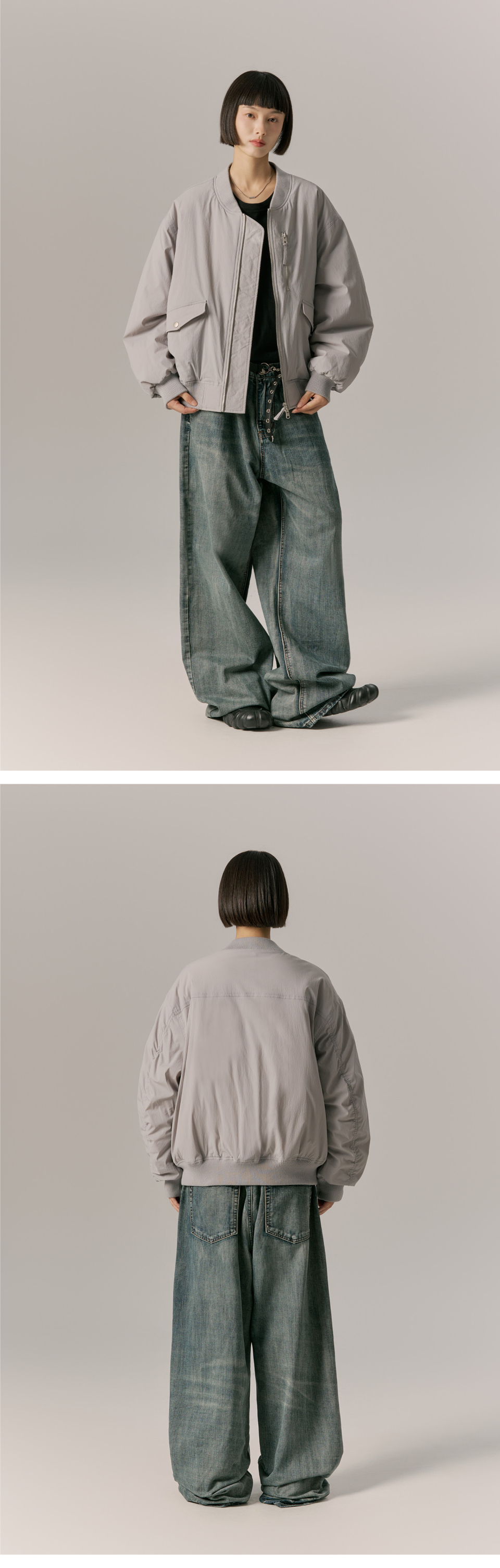 MUSINSA | URBANDTYPE Utility MA1 Jacket_Gray