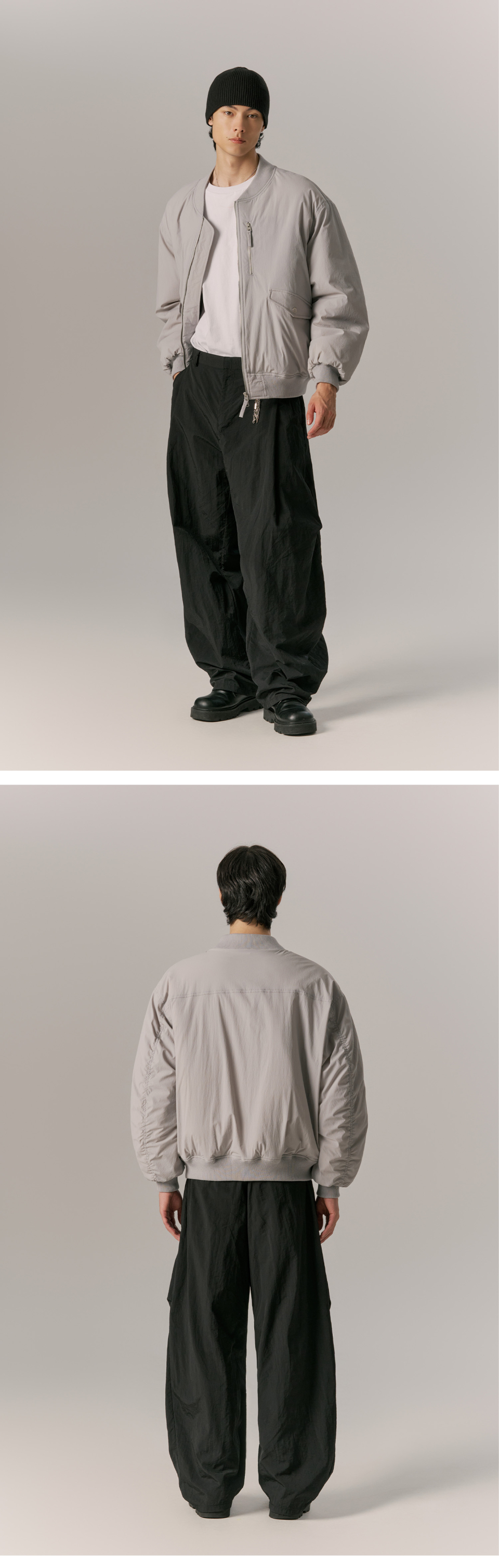 URBANDTYPE MA-1ジャケットUtility MA1 Jacket MUSINSA | URBANDTYPE Utility MA1 Jacket_Gray