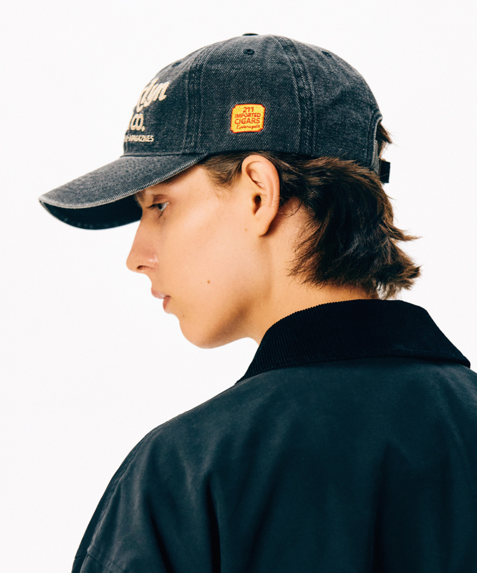 キャップ ESPIONAGE BK Cigar Co Washed Cap Vintage Black 20240923-03 MUSINSA | ESPIONAGE BK Cigar Co. Washed Cap Vintage Black