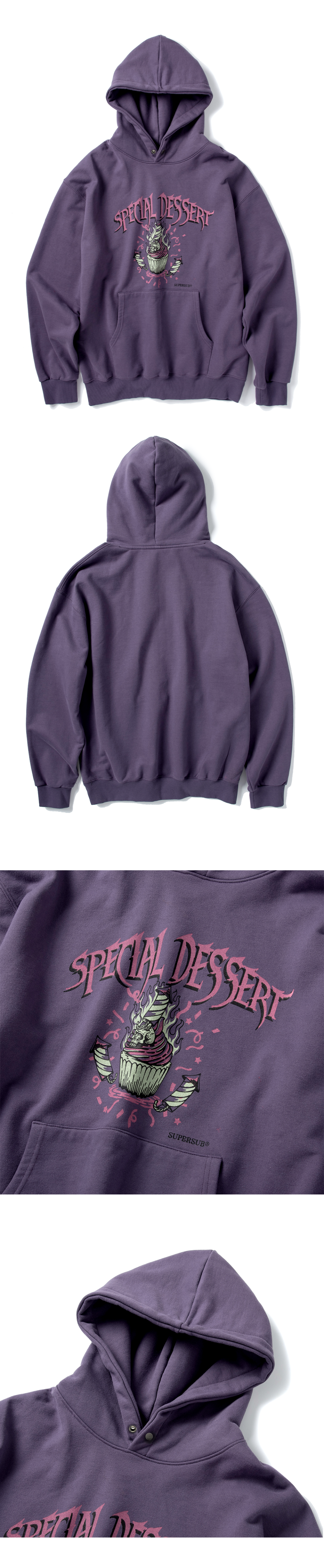 ★SUPERSUB★ Special Dessert Hoodie Purple EARHAERH MUSINSA | SUPERSUB Special Dessert Hoodie - Purple