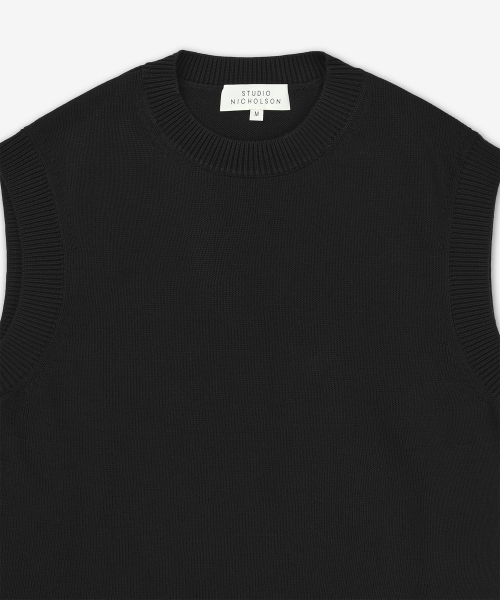 Hashi 5GG вязаный жилет — Darkest Navy / HASHISNM949DARKESTNAVY
