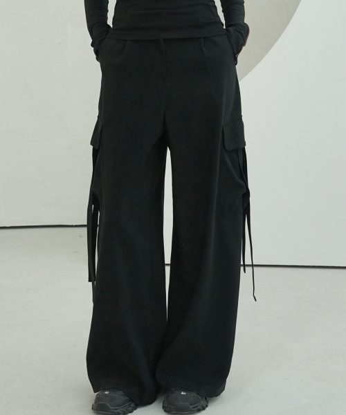 Strap Cargo Pants - 3COL