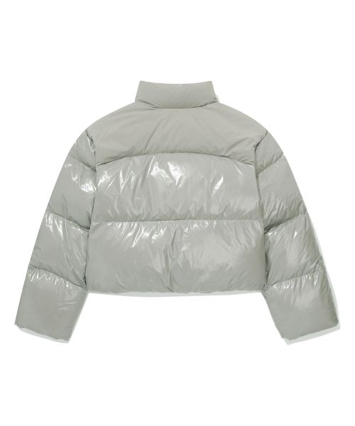 Женский глянцевый пуховик RDS Civic, Sage Gray