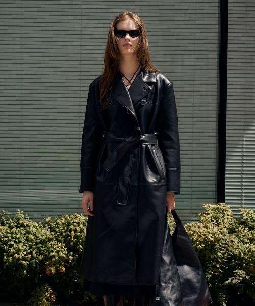 Trench Leaher Coat