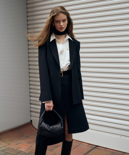 Hidden Button Jacket