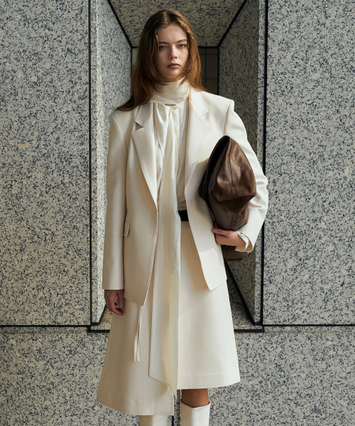 Hidden Button Jacket