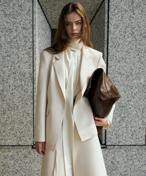 Hidden Button Jacket