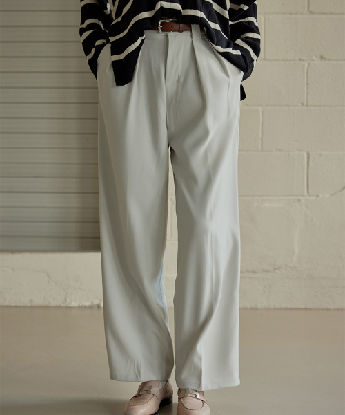 Wide Slacks - IVORY