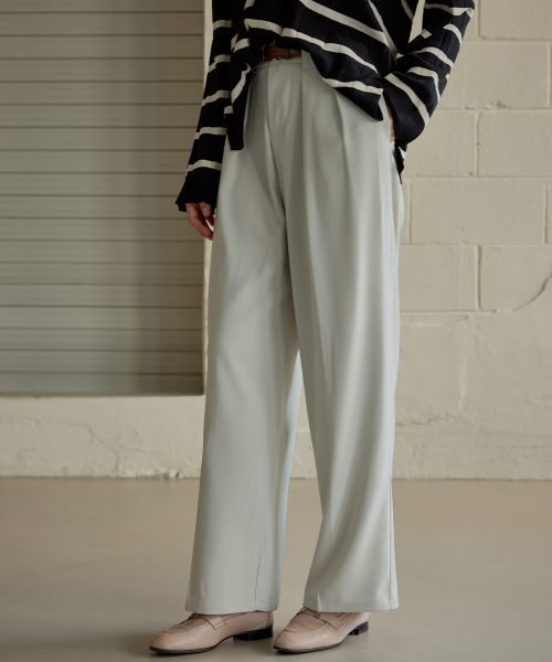 Wide Slacks - IVORY