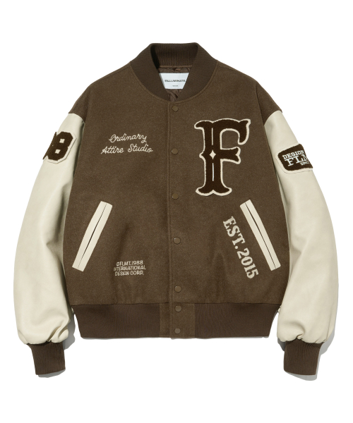 88 FLM varsity куртка-коричневый
