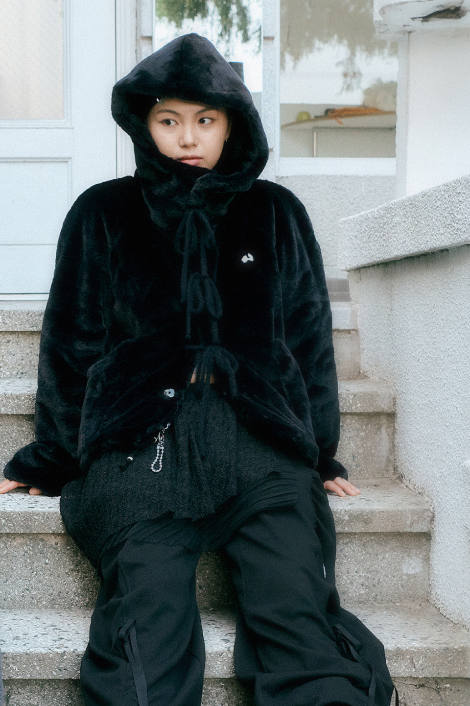 【HUGYOURSKIN】Teddy Fur Coat (Black) MUSINSA | HUG YOUR SKIN Teddy fur coat (Black)