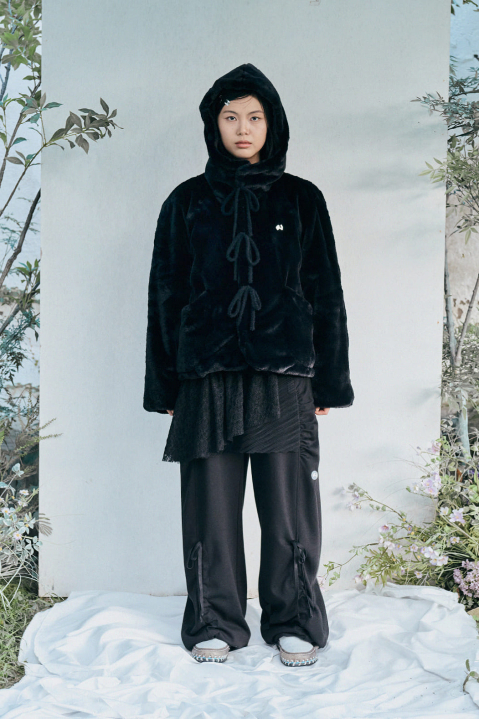 【HUGYOURSKIN】Teddy Fur Coat (Black) MUSINSA | HUG YOUR SKIN Teddy fur coat (Black)