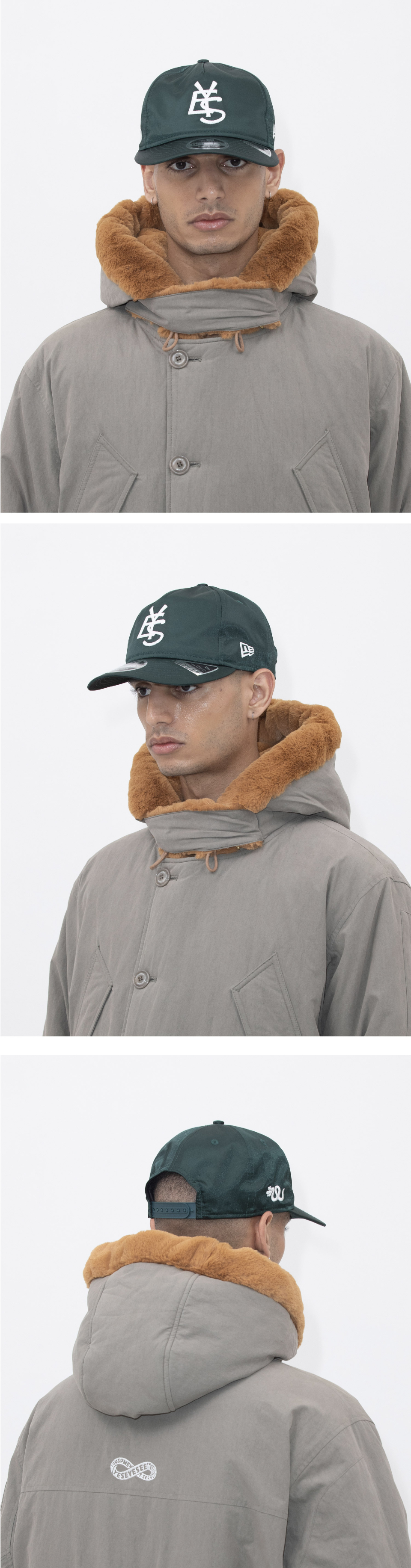 ★24-25FW新作★YESEYESEE x Newera★RC950 AF Satin Y.E.S Logo MUSINSA公式 | YESEYESEE YESEYESEE x Newera RC950 AF Satin