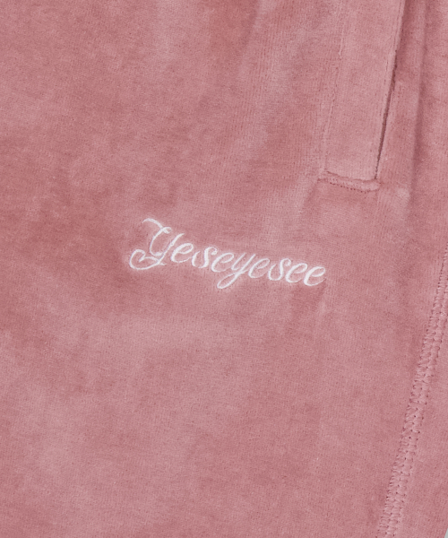 Y.E.S Velour брюки розовый