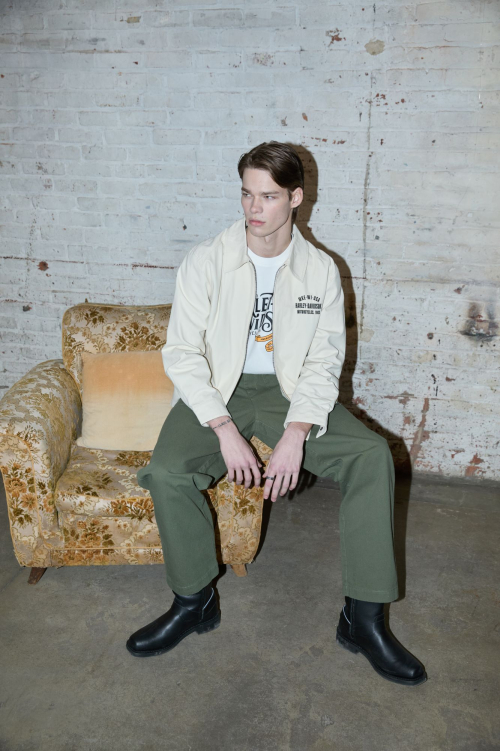 Хлопковый блузон Leanback_Ivory HH15103205