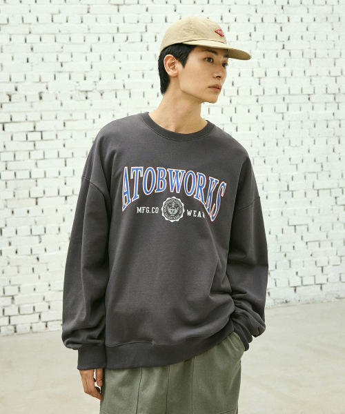 Свитшот Big Arch Logo Dark Gray TOBMT104-Z
