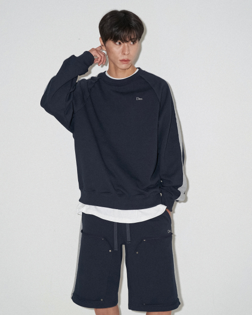 Свитшот с рукавом реглан Dark Navy, L