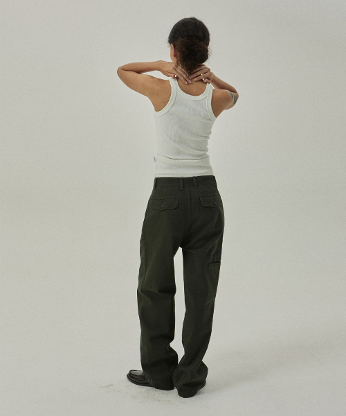 Брюки чинос 4304 Straight Fit Hunter Green из хлопка