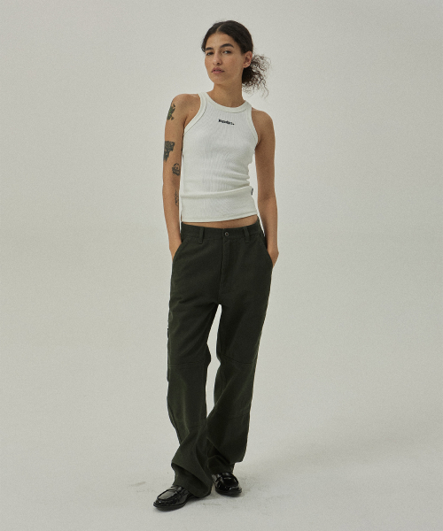 Брюки чинос 4304 Straight Fit Hunter Green из хлопка