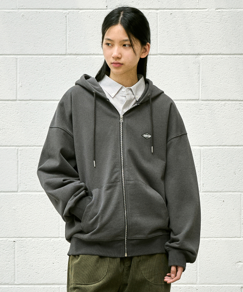 Зип-худи Rhombus Dark Grey TOBZT133