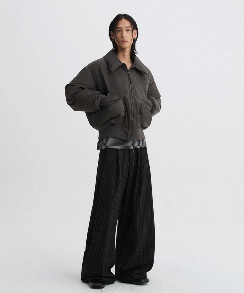 Укороченный пуховик Flight Duck Down Khaki